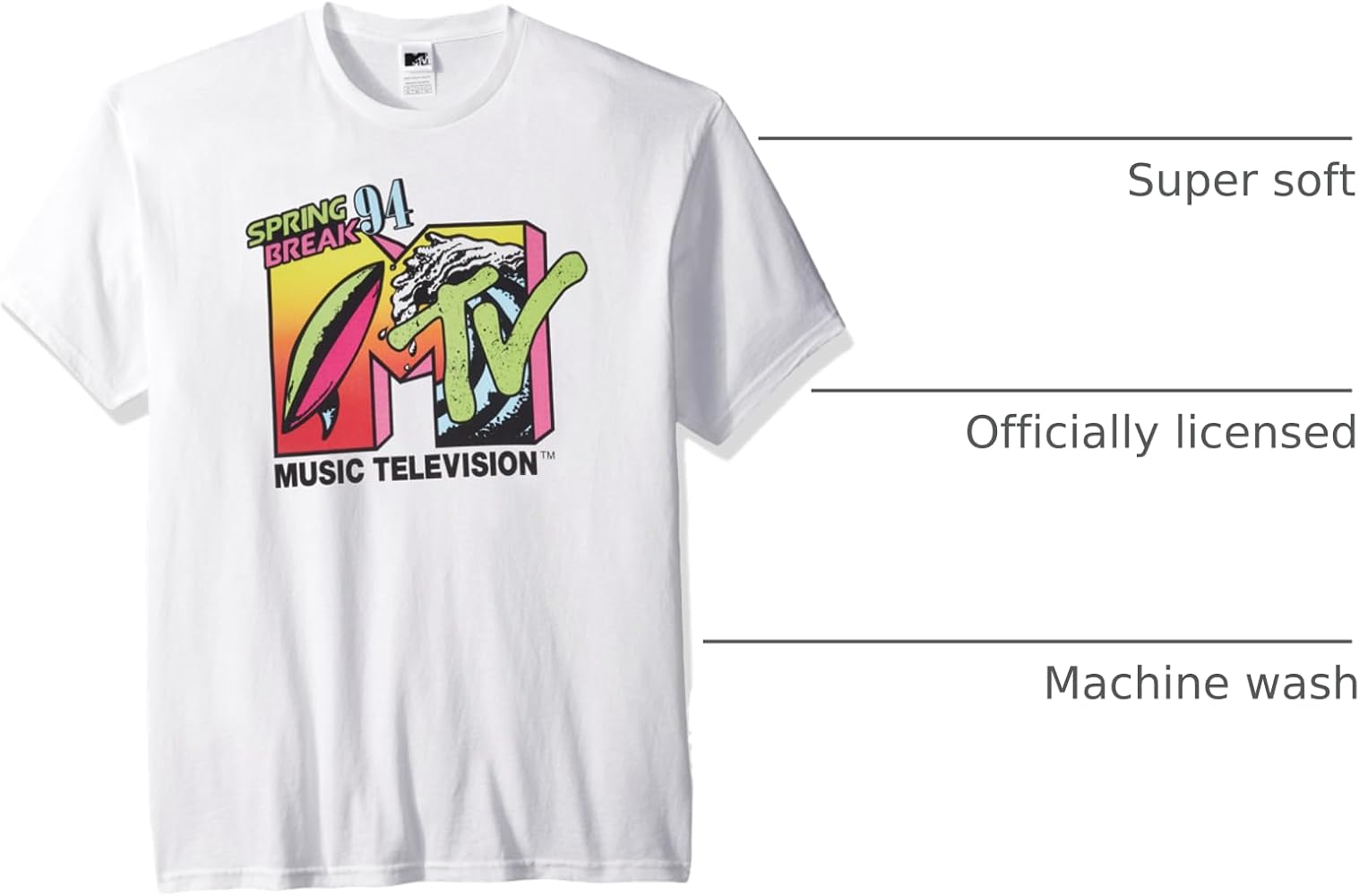 90s MTV Tシャツ American Classics MTV 90s Neon Sign Logo Music Television